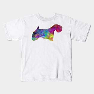 Sealyham Terrier in watercolor Kids T-Shirt